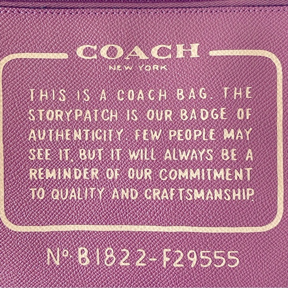 Coach, Story Patch Wristlet Pouch Bag - Picture 2 of 8